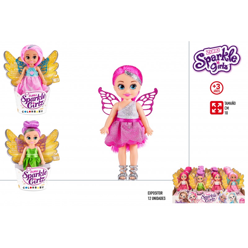 Boneca fada cores e modelos sortidos