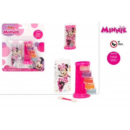 Brilho labial minnie mouse tower com pincel