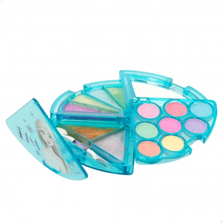 Conjunto de Maquiagem Infantil Frozen Cores Mágicas para Pequenas Princesas