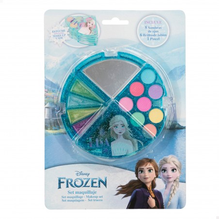 Conjunto de Maquiagem Infantil Frozen Cores Mágicas para Pequenas Princesas