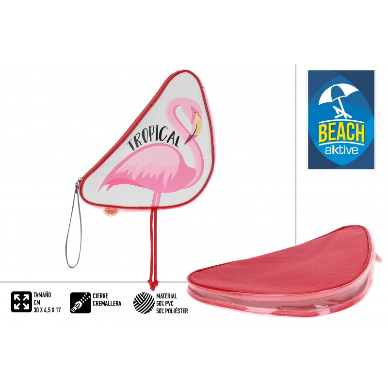 Bolsa de praia e piscina tropical flamingo