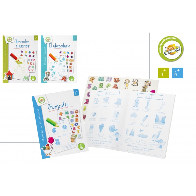 Livro educativo para aprender a escrever