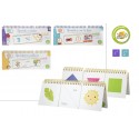 Livro educativo para aprender a contar palavras e a hora