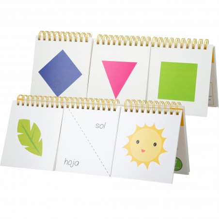 Livro educativo para aprender a contar palavras e a hora