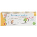 Livro educativo para aprender a contar palavras e a hora