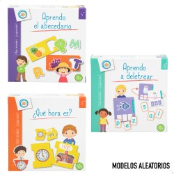 Jogo Educativo Horas/Alfabeto/Letras-Brinquedo Universo