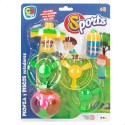 Bl spinning top flying disc com luz