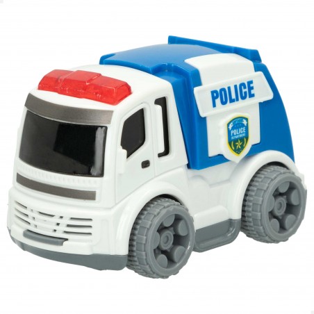 Caminhão de metal polícia ou ambulância com sistema de fricção