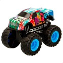 Carro de metal de fricção com grandes rodas