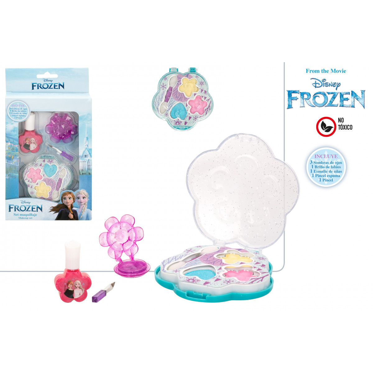 Conjunto de maquiagem frozen