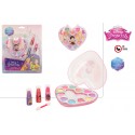 Conjunto de maquiagem princesas disney coração
