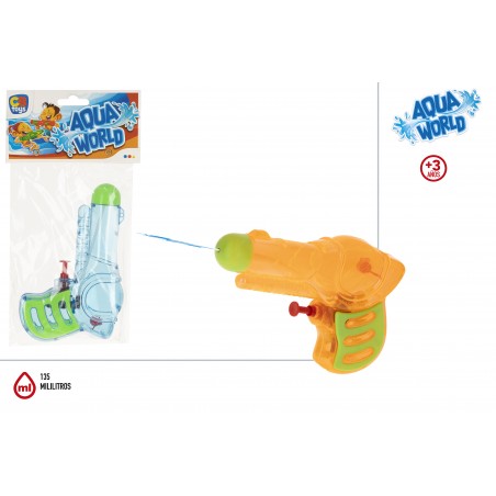 Pistola de água transparente de 135 ml