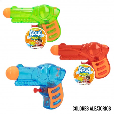 Pistola de água sortida em cores 15cm