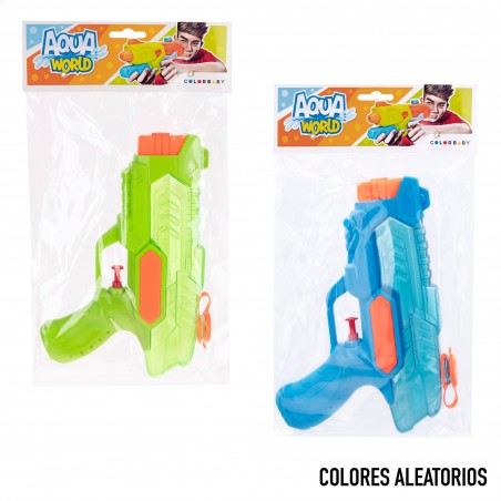 Pistola de água transparente de 300 ml.