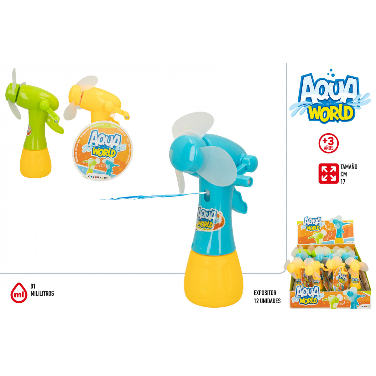 Ventilador com difusor de água