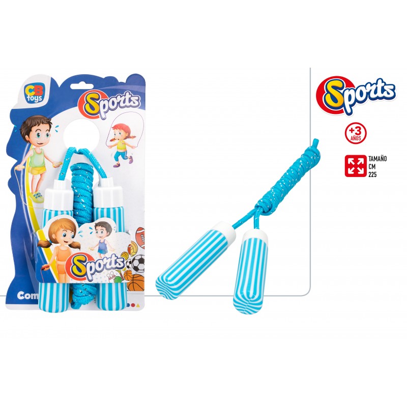 Corda de cor azul