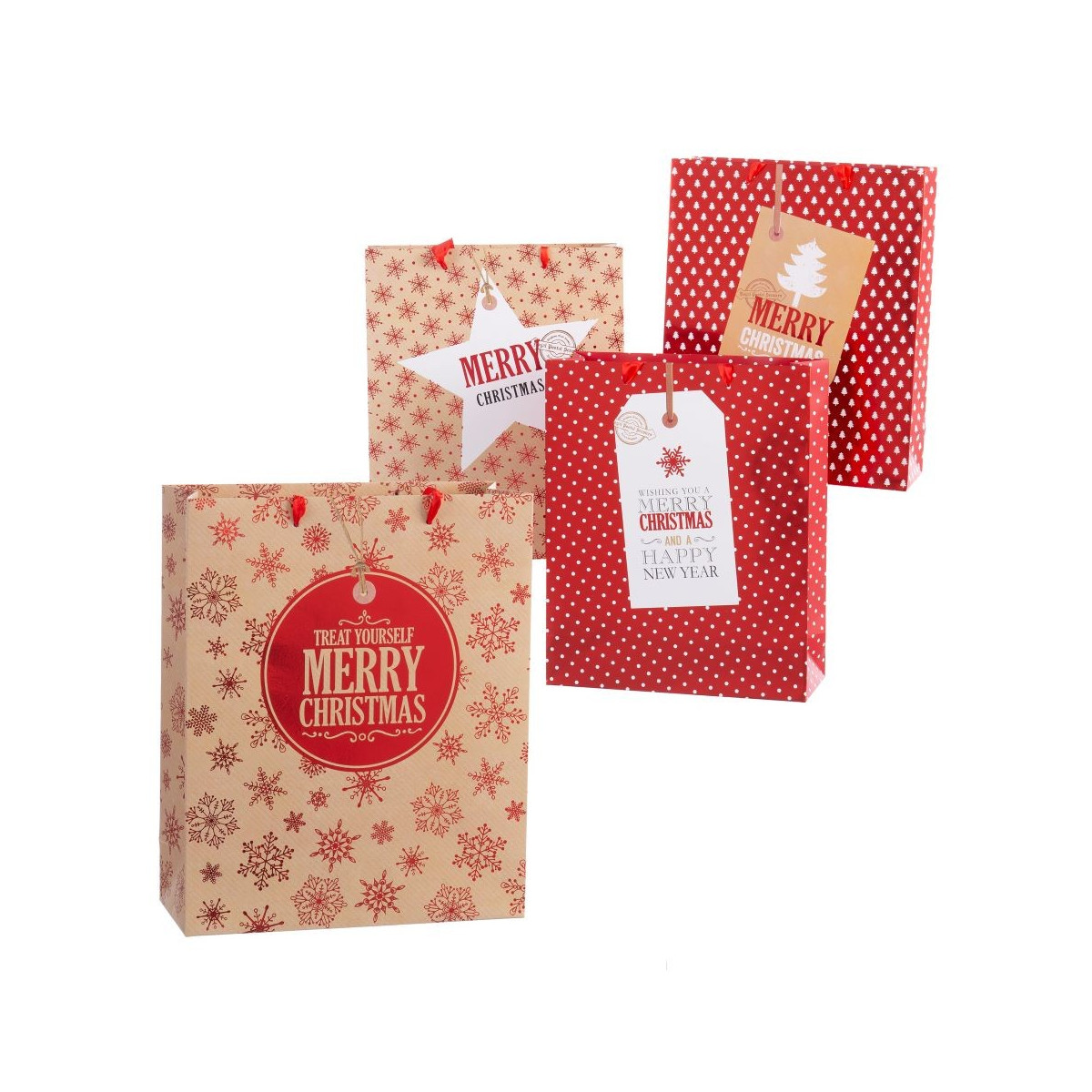 Saco de papel para Natal sortidos