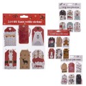 Conjunto de 24 cartões de presente para o Natal