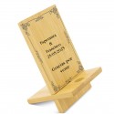 Suporte de celular para mesa com dedicatória gravada personalizada