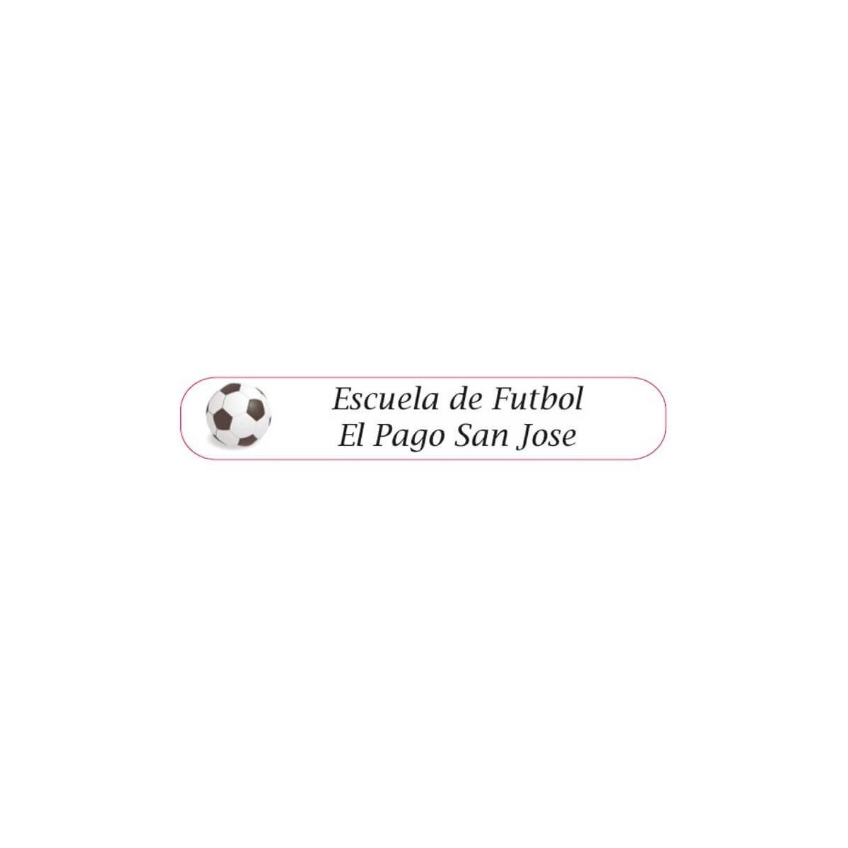 Adesivos personalizados de design de futebol