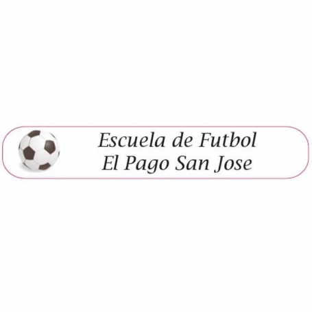 Adesivos personalizados de design de futebol