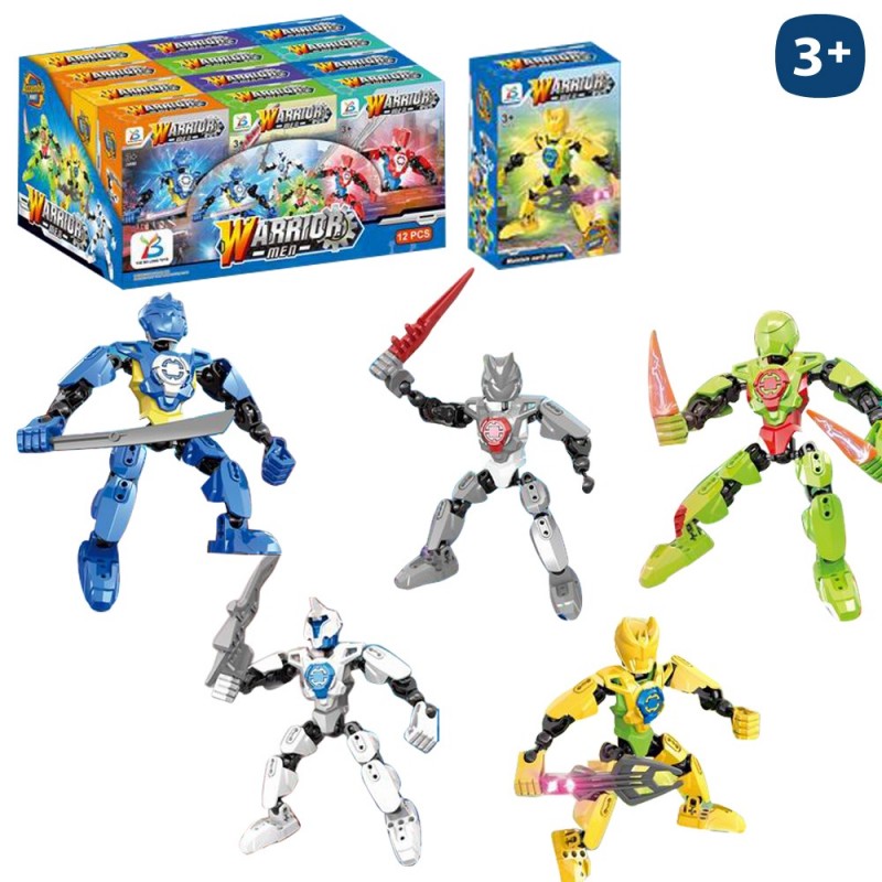 Robô de brinquedo de guerra articulado