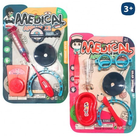 Conjunto de médico para crianças com acessórios para brincar