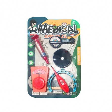 Conjunto de médico para crianças com acessórios para brincar
