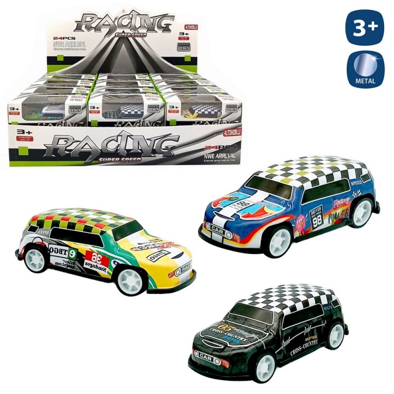 Carro mini de brinquedo de metal para crianças