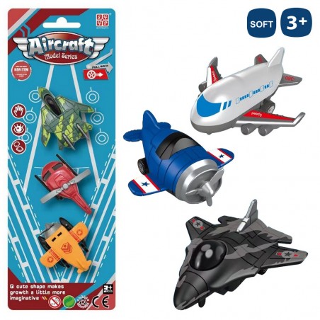 Aviões de brinquedo em blister para crianças