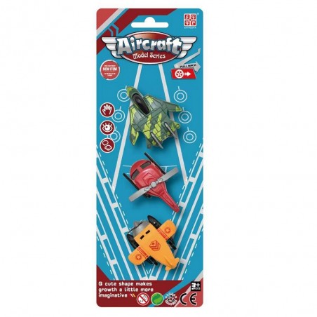 Aviões de brinquedo em blister para crianças