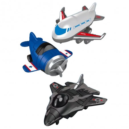 Aviões de brinquedo em blister para crianças