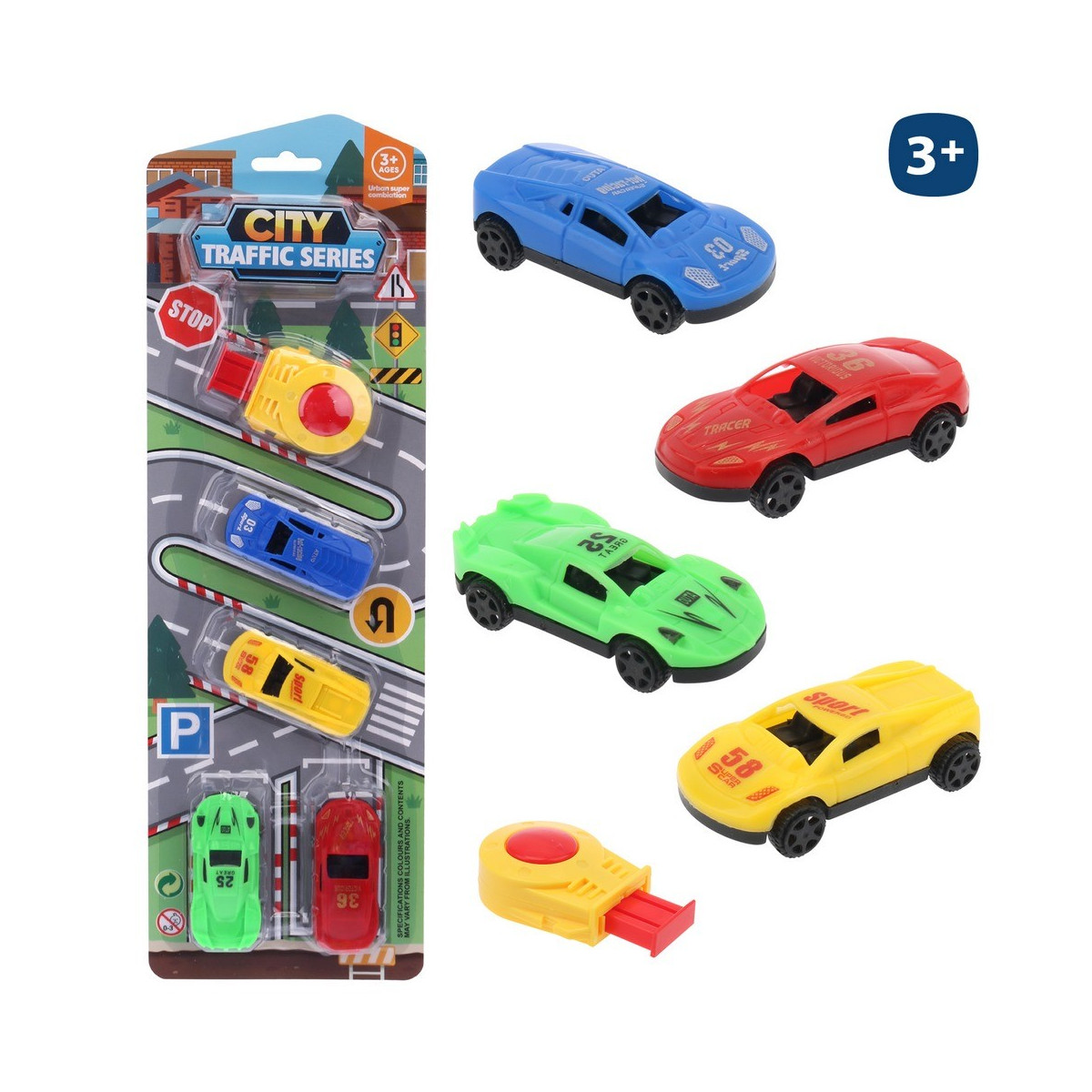 Carro de brinquedo com lançador