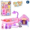 Peluqueria canina de brinquedo em blister