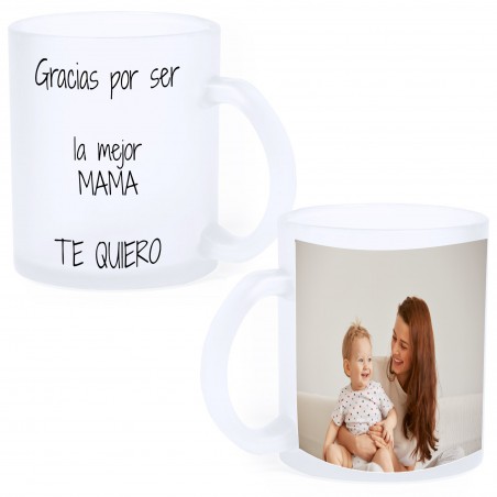 Caneca sublimada fosca com foto personalizada e dedicatória