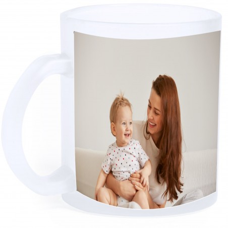 Caneca sublimada fosca com foto personalizada e dedicatória