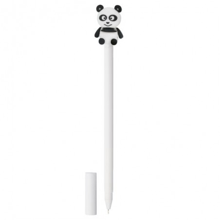 Caneta com boneco 3D em forma de urso panda