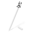 Caneta com boneco 3D em forma de urso panda