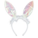 Tiara com orelhas de coelho