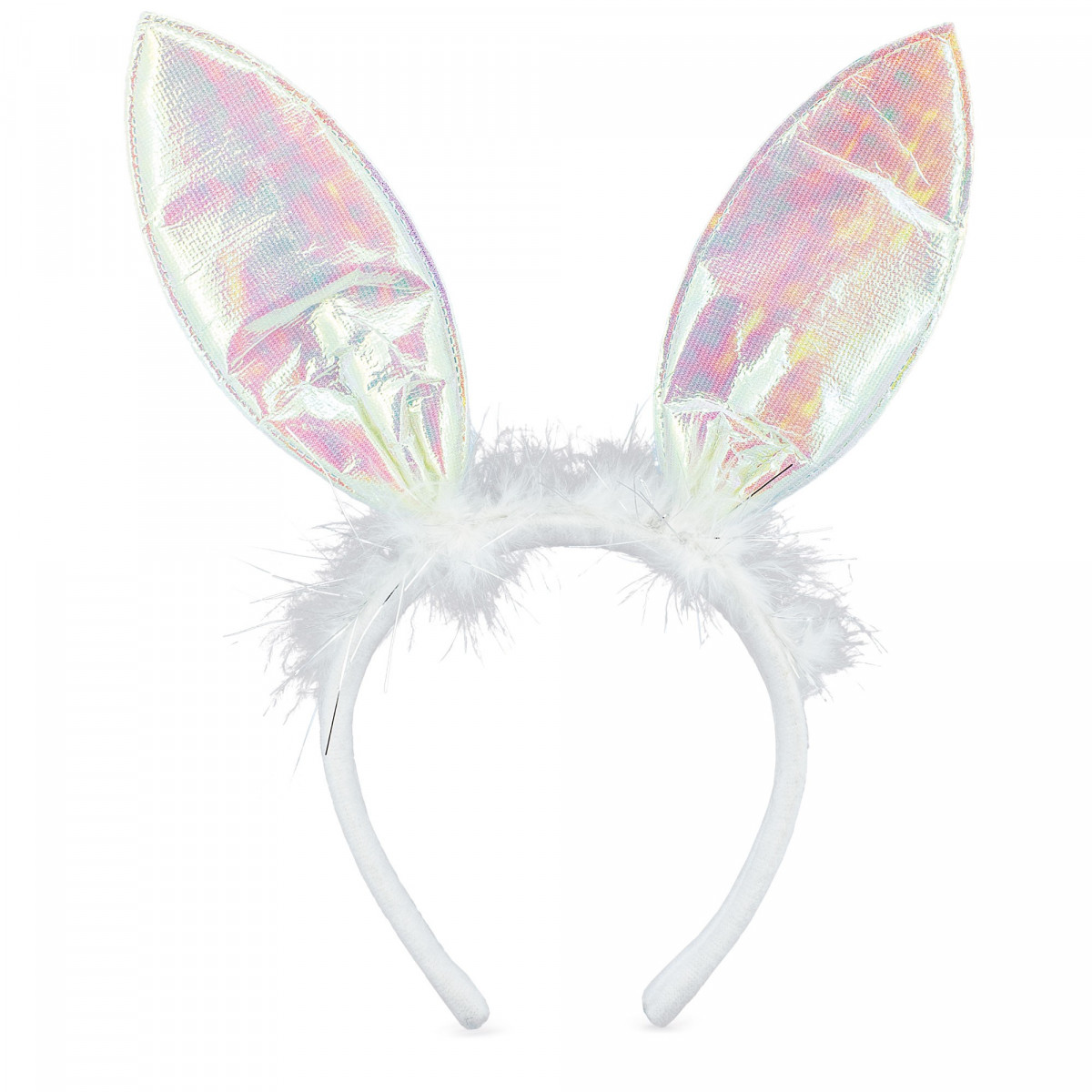 Tiara com orelhas de coelho