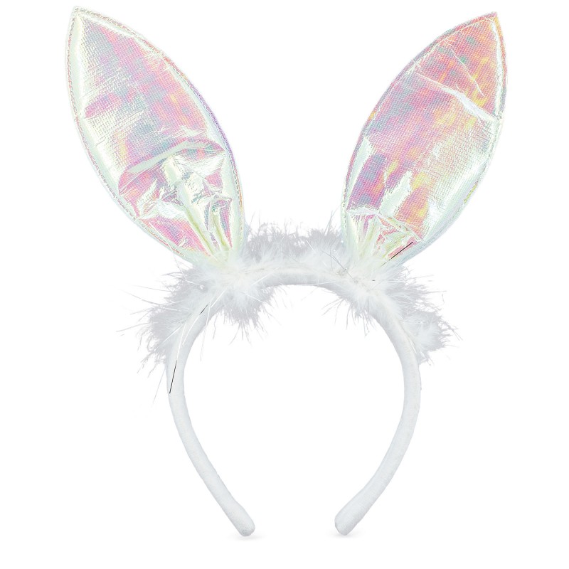 Tiara com orelhas de coelho