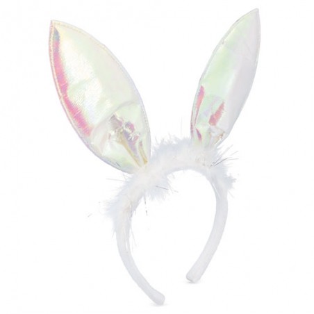 Tiara com orelhas de coelho