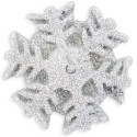 Conjunto de velas para o Natal em forma de flocos de neve