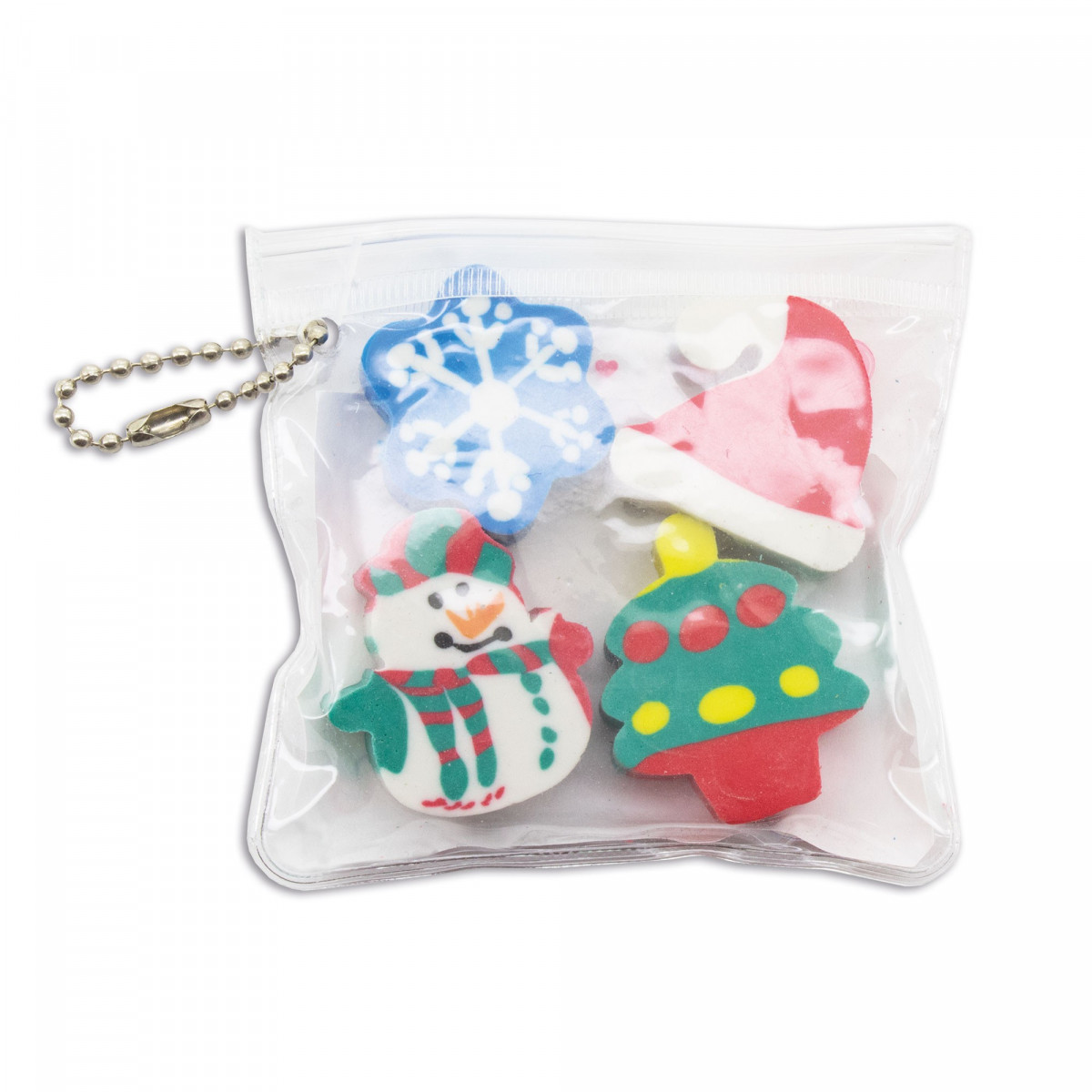 Mini borrachas de Natal