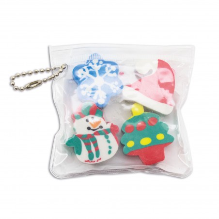 Set Gomas Navideñas Hal 1 Pack