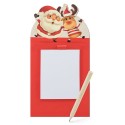 bloco de notas com ímã com design de Natal