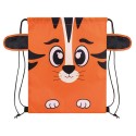 Mochila saco infantil com design de tigre