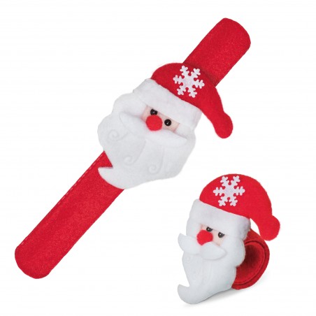 Brazalete de natal com forma de papai noel