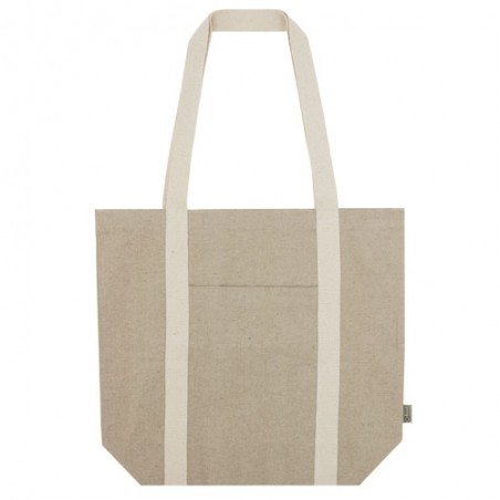 Bolsa com alças de algodão reciclado
