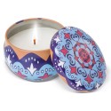 Conjunto de 12 velas aromáticas com tampa